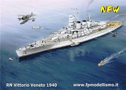 Corazzata RN Vittorio Veneto 1:700 TRUMPETER