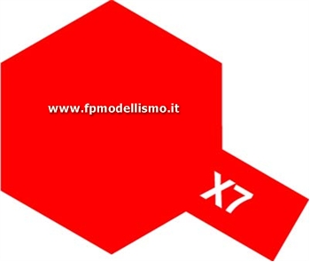 Colore X7 Red Tamiya 10 ml * EURO 2,70 (Iva Incl.) Disponibilità 4