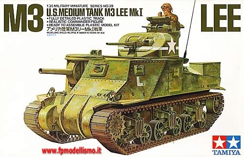 Carro Armato U.S. M3 Tank Lee Mk. I 1:35 Tamiya 35039 * EURO 27,00 in Kit ** EURO 57,00 Costruito (Iva Incl.) 