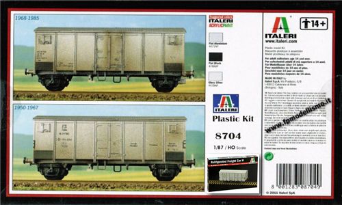 OFFERTA: Carro Trasporto Merci Refrigerated Freight Car H 1:87/HO ITALERI 8704 * Euro 11,50 (Iva Incl.) Art. terminato NON Disponibile