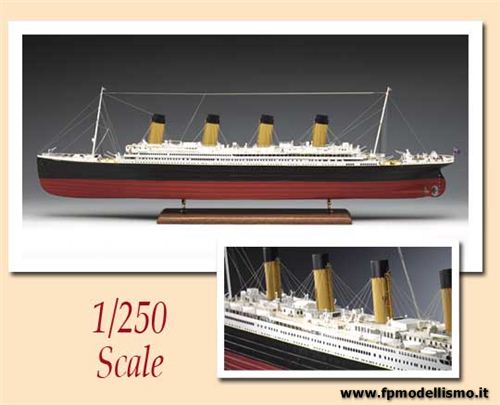 RMS TITANIC - 1912 1:250 AMATI 1606 * Euro 474,00 (Iva incl.) Prodotto su Prenotazione con SPEDIZIONE GRATUITA
