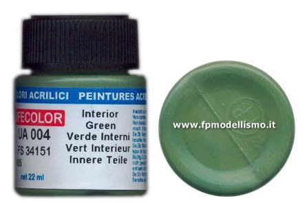 Colore Acrilico Opaco UA004 Interior Green 22ml Lifecolor * Euro 2,70 (Iva Incl.) Disponibilit� 1