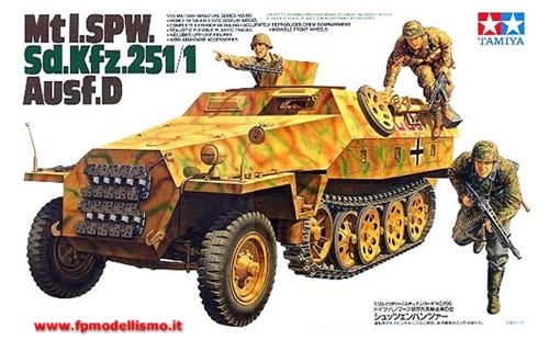 German Mtl.SPW SDkfz.251 Ausf.D Halftrack 1:35 TA35195 * Euro 27,50 in Kit ** Euro 57,50 Costruito (Iva Incl.) Art. Temporaneamente NON Disponibile