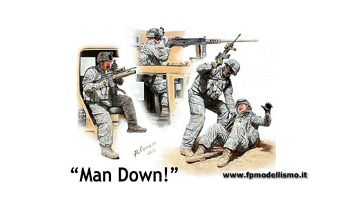 'MAN DOWN!' US Modern Army, Middle East in scala 1:35 MB35170 * EURO 15,00 in Kit * Euro 35,00 Costruiti (Iva Incl.) 