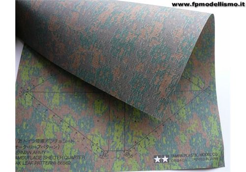 German Camouflage Shelter Quarter Oak Leaf Pattern 1:35 Tamiya 66562 * EURO 2,80 (Iva Incl.) 