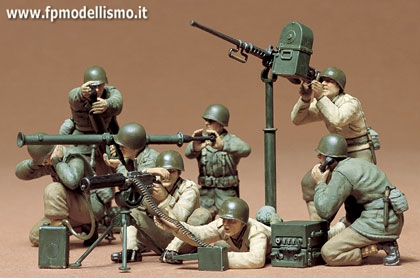 U.S. Gun and Mortar Team 1:35 Tamiya 35086 * EURO 5,50 in Kit * Euro 25,50 Costruito (Iva Incl.)