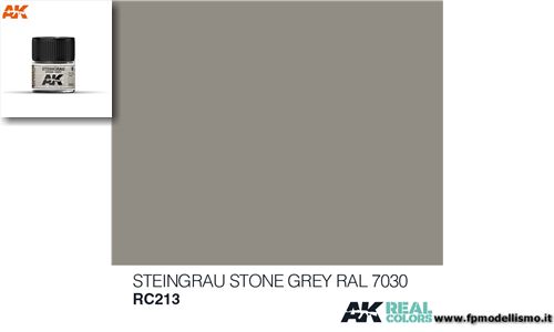 Colore Silbergrau - Stone Grey RAL 7030 RC213 AK 10ml * Euro 3,00 (iva incl.) Disponibilit 1