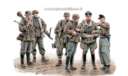 Let's stop them here! German Military Men, 1945 MB 35162 in scala 1/35 * EURO 17,60 in Kit * Euro 37,60 Costruiti (Iva Incl.) 