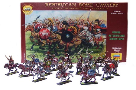 Cavalleria Romana in scala 1:72 Zvezda 8038 * EURO 10,00 in Kit * Euro 40,00 Costruiti (Iva Incl.)