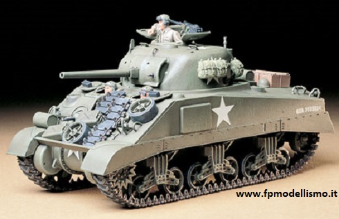 U.S. Medium Tank M4 Sherman Early Production in scala 1/35 Tamiya 35190 * EURO 30,50 in Kit ** Euro 75,50 Costruito (Iva Incl.)