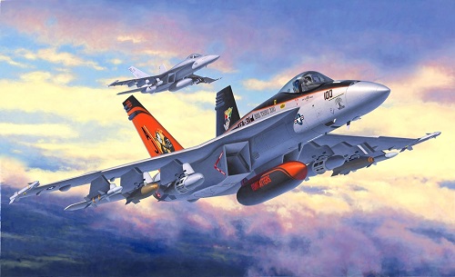 F/A-18E Super Hornet Revell 03997 * EURO 8,90 in Kit * Euro 33,90 Costruito (Iva Incl.)