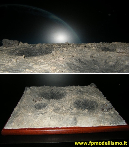 Diorama Lunare con Crateri * EURO 18,00 (Iva Incl.) Art. Temporaneamente NON Disponibile