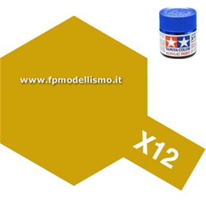 Colore Gold Leaf X12 Tamiya 10 ml * EURO 2,70 (Iva Incl.) Disponibilità 4