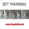 Set Figurini 1 Ufficiale + 4 Marinai in scala da 1:76 a 1:64 Amati 8005 * (Iva Incl.) Art. Temporaneamente NON Disponibile