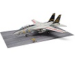 Grumman F-14A Tomcat (Late Model) Carrier Launch Set in scala 1:48 Tamiya 61122 * Costruito e Verniciato EURO 228,00 * in Kit 108,00 (Iva Incl.) * Prodotto su Prenotazione