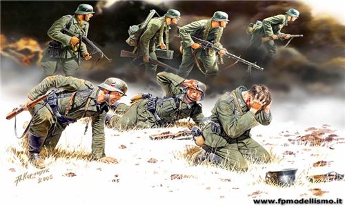 German Panzergrenadier 1:35 Master Box 3518 * Euro 13,50 in Kit * Euro 33,50 Costruiti(Iva Incl.) 