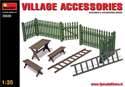 VILLAGE  ACCESSORIES 1:35 MiniArt * Euro 9,00 (Iva Incl.)