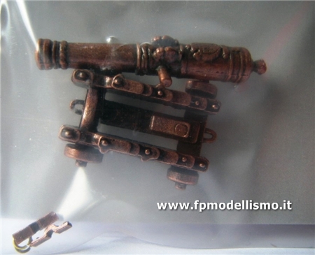 Cannone Decorato con Affusto mm.40 Amati 4162 * Euro 1,30 (Iva Incl.) Disponibilit 5