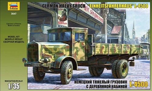 OFFERTA: L-4500S Einheitskabine 1:35 Zvezda 3647 * Euro 22,00 in Kit ** Euro 67,00 Costruito (Iva Incl.) 