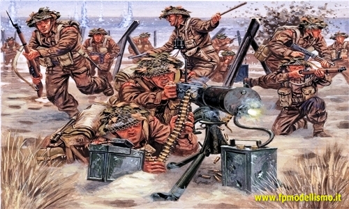 British Infantry 1:72 ITALERI 6056 * Euro 10,50 in kit * Euro 40,50 Costruiti (Iva Incl.)