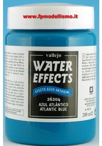 Effetto Acqua Blu Atlantico 200 ml  VALLEJO 26204 * Euro 13,50 (Iva Incl.) Disponibilit 3