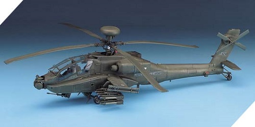 AH-64D LONGBOW in scala 1:48 Academy 2125 * EURO 16,40 in Kit * Euro 46,40 Costruito (Iva Incl.)