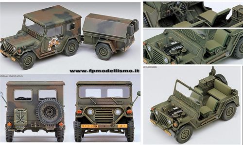 Jeep M151A2 (Hard Top with Trailer) 1:35 Academy 13012 * Euro 12,00 in kit ** Euro 32,00 Costruita (Iva Incl.) 