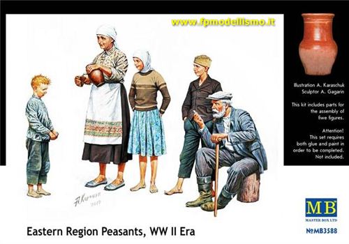 Eastern Region Peasants in scala 1:35 MB3588 * Euro 14,50 in Kit * Euro 34,50 Costruiti (Iva Incl.) 