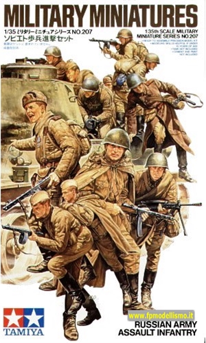 Russian Army Assault Infantry 1:35 Tamiya 35207 * EURO 15,50 in Kit * Euro 40,00 Costruiti (Iva Incl.) 
