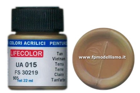Colore Acrilico Opaco UA015 Mimetic Tan 22ml LifeColor * Euro 2,70 (Disponibilit� 3)