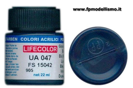 Colore Acrilico Lucido UA047 Glossy Sea Blue 22ml Lifecolor * Euro 2,70 (Disponibilit 2)