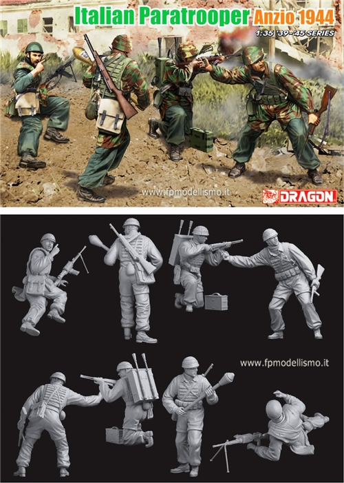 ITALIAN Paratroopers Anzio 1944 1:35 Dragon 6741 * Euro 19,50 (Iva Incl.)