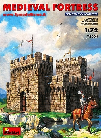 CASTELLO MEDIEVALE - Medieval Fortress 1:72 MiniArt 72004 * Euro 26,00 (Iva Incl.) Art. Temporaneamente NON Disponibile