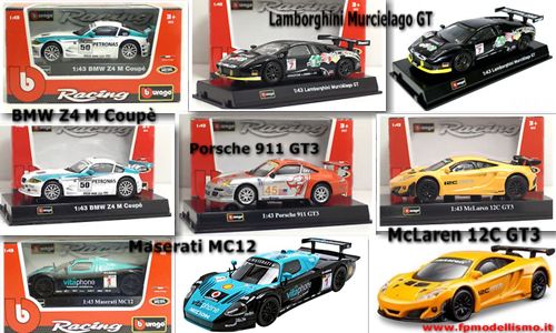 OFFERTA: Burago - Collezione Auto Racing Street Fire 1:43 * EURO 3,99  (Iva Incl.)