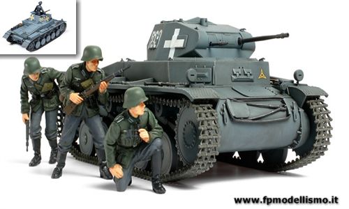 German Panzerkampfwagen II Ausf.C Sd.Kfz.121 Polish Campaign in scala 1:35 Tamiya 35299 * EURO 28,80 in Kit ** Euro 59,00 Costruiti (Iva Incl.)