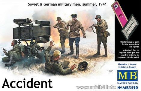 Accident in the Eastern Front, 1941 in scala 1:35 MB3590 * EURO 14,30 in Kit * Euro 29,30 Costruiti (Iva Incl.)