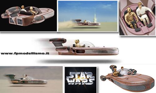 OFFERTISSIMA (Sottocosto) STAR WARS X-34 LandSpeeder 1:14 Revell 06676 * EURO 21,50 in Kit ** EURO 41,50 Costruito (Iva Incl.) Art. in Omaggio acquistando 2 prodotti Star Wars 