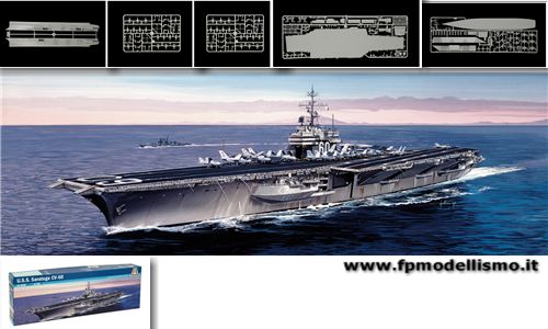 USS Saratoga CV-60 in scala 1:720 ITALERI 5520 * EURO 24,00 in kit * Euro 94,00 Costruita (Iva Incl.)