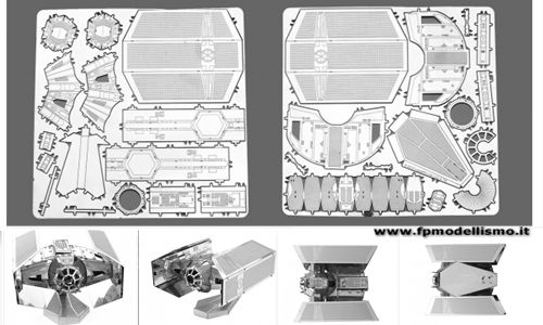 STAR WARS Fascinations DARTH Vader's Tie Fighter in 3D * EURO 12,00 in Kit (Iva Incl.) 