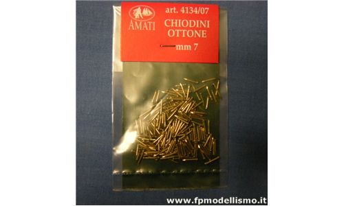 Chiodini in Ottone da mm.7 AMATI B4134/07 * Euro 1,40 (Iva Incl.) Disponibilit 3