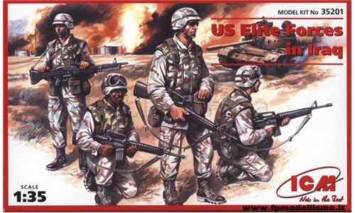 US Elite Forces in Iraq in scala 1:35 ICM 35201 * EURO 12,50