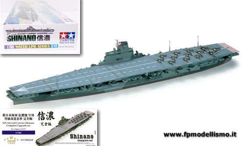 Portaerei Giapponese Shinano 1:700 TA31215 * EURO 37,00 in Kit ** Euro 87,00 Costruita (Iva Incl.) 