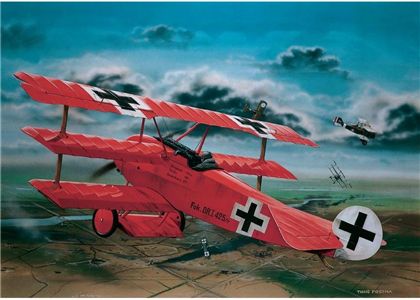 Fokker Dr.I Richthofen in scala 1:28 RE4744 * EURO 27,90 in Kit * Euro 67,90 Costruito (Iva Incl.) 