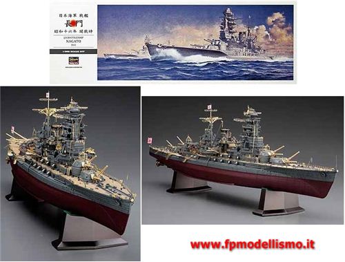 Battleship IJN Nagato 1941 in Scala 1:350 HasegawaZ24 * Costruita e Verniciata EURO 596,50 * in Kit 246,50 (Iva Incl.) * Articolo su Prenotazione con Pagamento Anticipato