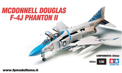 F-4J Phantom II Scala 1:32 TAMIYA 60306 Costruito e Verniciato EURO 308,00 * in Kit Euro 128,00 (Prodotto su Prenotazione)