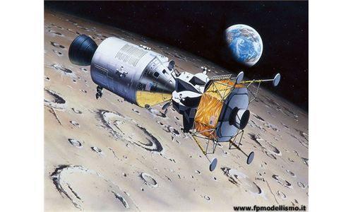 Apollo 11 Columbia & Eagle (Colori Inclusi) 1:96 RE03700 ** EURO 22,90 in Kit ** Euro 47,90 Costruito (Iva Incl.)