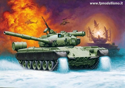 Soviet Battle Tank T-80B 1:72 Revell 03104 * EURO 11,00 in Kit * Euro 31,00 Costruito (Iva Incl.)
