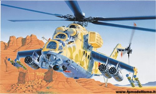 MIL-24 Hind D/E in scala 1/72 IT0014 * EURO 13,50 in Kit ** Euro 38,50 Costruito (Iva Incl.)