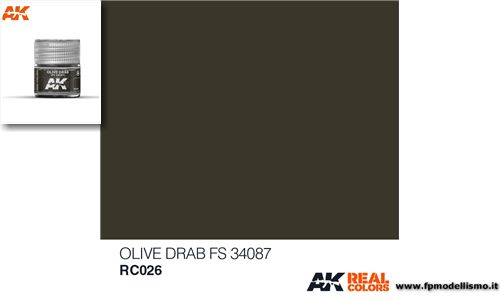 Colore Olive Drab FS 34087 RC026 AK 10ml * Euro 3,00 (Iva incl.) Disponibilit� 1