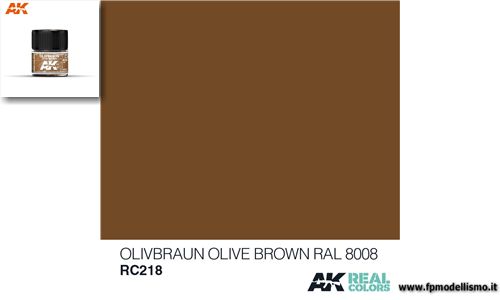Colore Olive Brown RAL 8008 RC218 AK 10ml * Euro 3,00 (iva incl.) Disponibilit 2